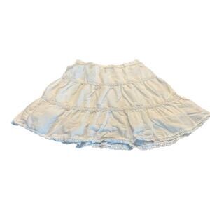 H&M Kids White Tiered Skirt Size 9-10 Years Girls